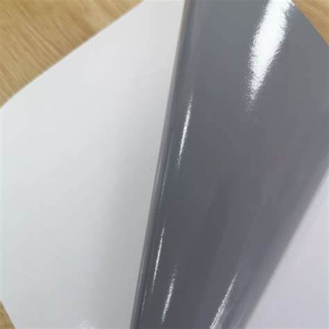 Vinyl Pelekat Kelabu Super Gloss